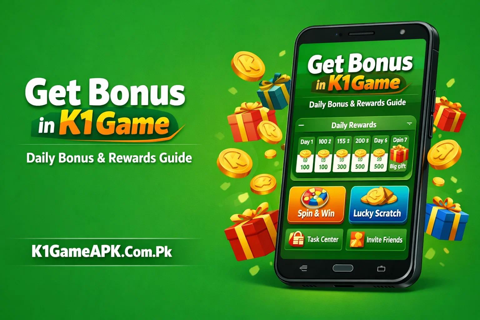 Get Bonus in K1 Game