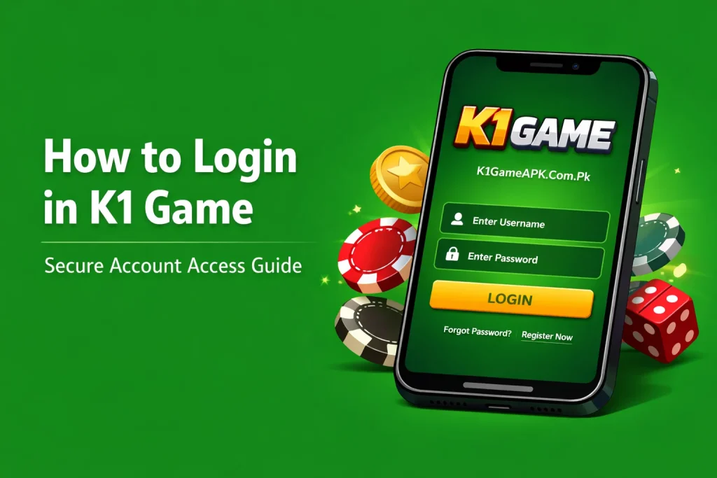Login in K1 Game